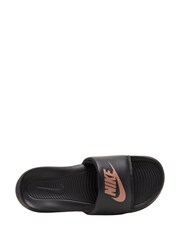 Nike Black/Pink Victori One Sliders - Image 6 of 7