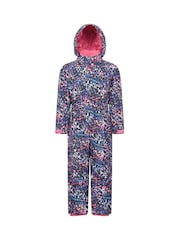 Mountain Warehouse Black Cloud Printed Kids All in One Waterproof Snowsuit - Image 1 of 5