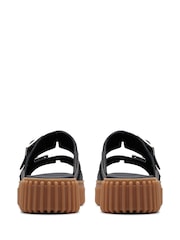 Clarks Black Interest Torhill Slide Sandals - Image 5 of 7