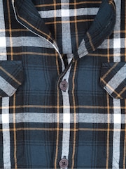 Mountain Warehouse Blue Trace Flannel Long Sleeve Shirt - Image 4 of 5