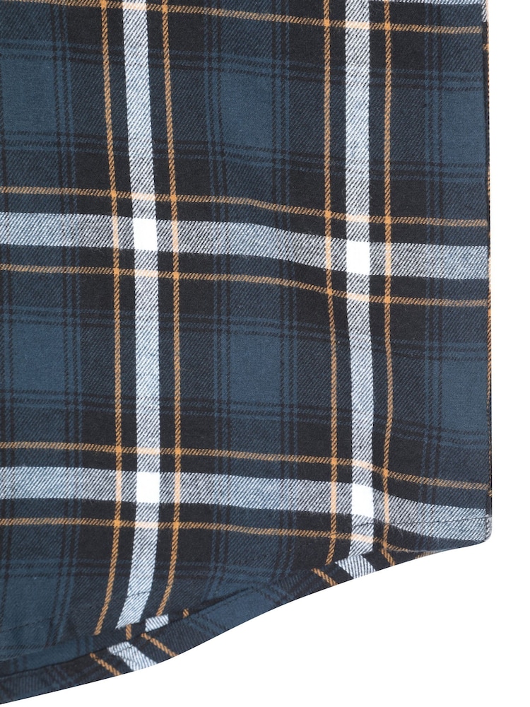 Mountain Warehouse Blue Trace Flannel Long Sleeve Shirt - Image 5 of 5 Mountain Warehouse Blue Trace Flannel Long Sleeve Shirt - Image 5 of 5