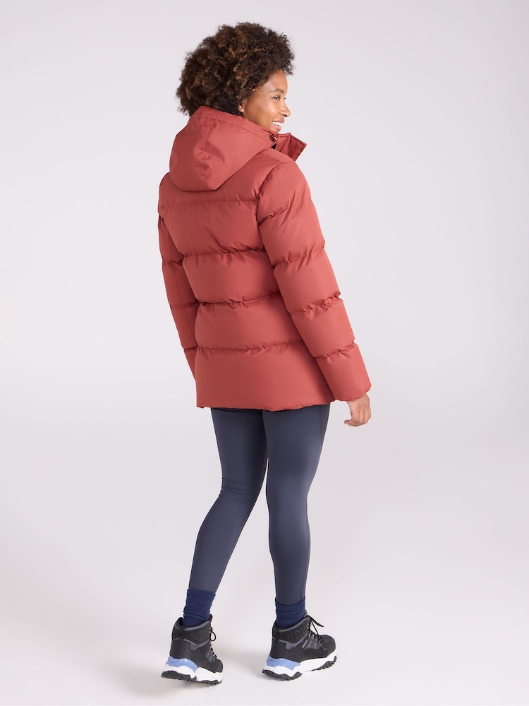 Mountain Warehouse Orange Snow Womens Water-Resistant Padded Jacket - Image 4 of 4 Mountain Warehouse Orange Snow Womens Water-Resistant Padded Jacket - Image 4 of 4