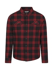 Mountain Warehouse Red Trace Flannel Long Sleeve Shirt - Image 1 of 4