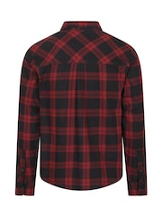 Mountain Warehouse Red Trace Flannel Long Sleeve Shirt - Image 3 of 4