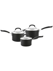Circulon 3 Piece Black Saucepan Set - Image 1 of 1