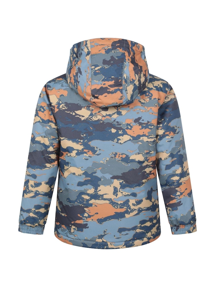 Mountain Warehouse Slate Blue Mogal Printed Ski Jacket - Image 2 of 6 Mountain Warehouse Slate Blue Mogal Printed Ski Jacket - Image 2 of 6