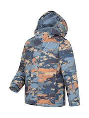 Mountain Warehouse Slate Blue Mogal Printed Ski Jacket - Image 3 of 6