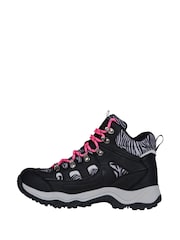 Mountain Warehouse Black Zebra Print Adventurer Printed Waterproof Boots - Image 4 of 6