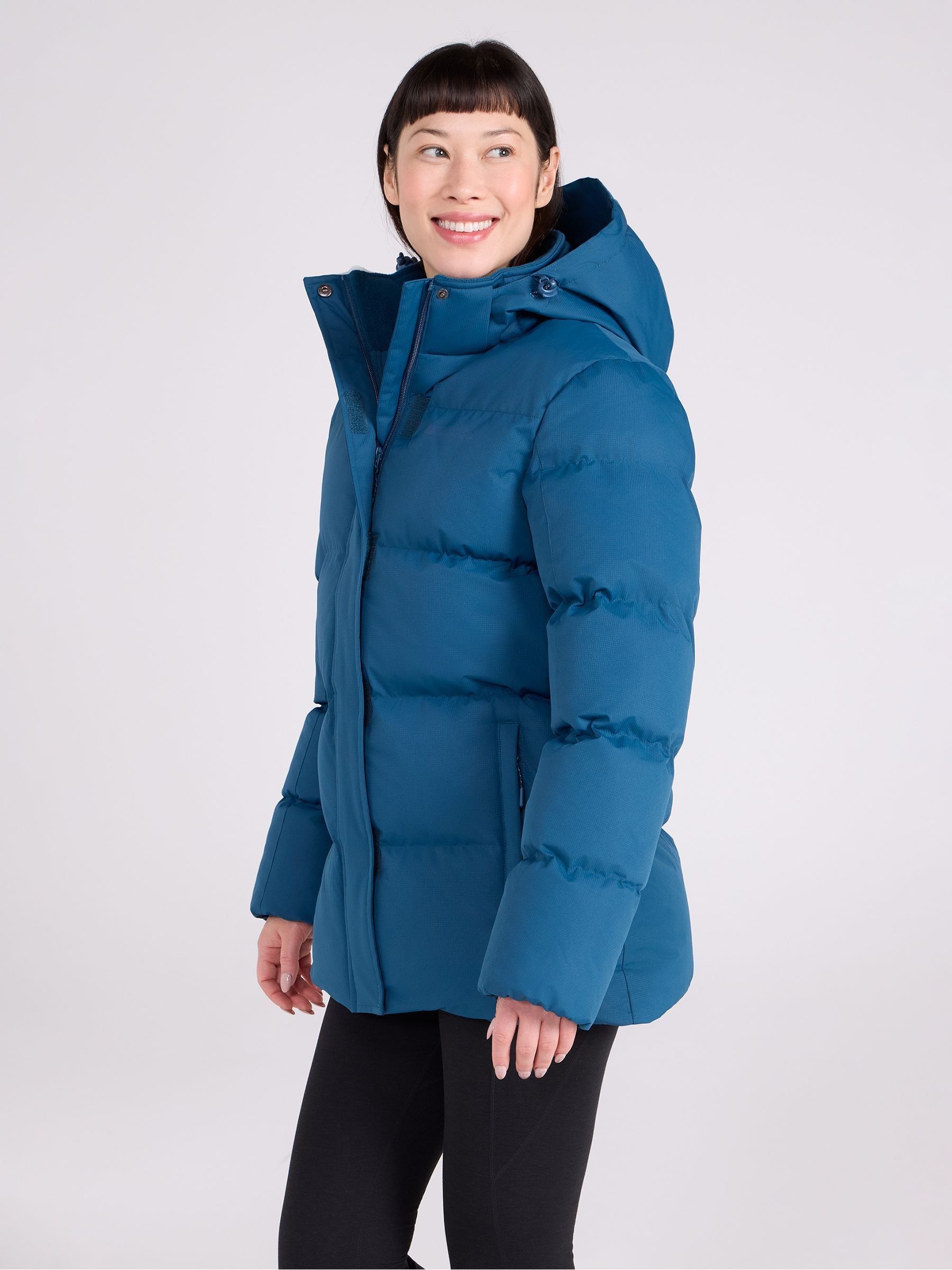Mountain Warehouse Women's Blue Snow Water-Resistant Padded Jacket - Image 3