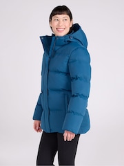 Mountain Warehouse Blue Snow Womens Water-Resistant Padded Jacket - Image 1 of 4