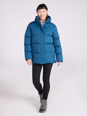 Mountain Warehouse Blue Snow Womens Water-Resistant Padded Jacket - Image 2 of 4