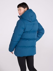 Mountain Warehouse Blue Snow Womens Water-Resistant Padded Jacket - Image 3 of 4
