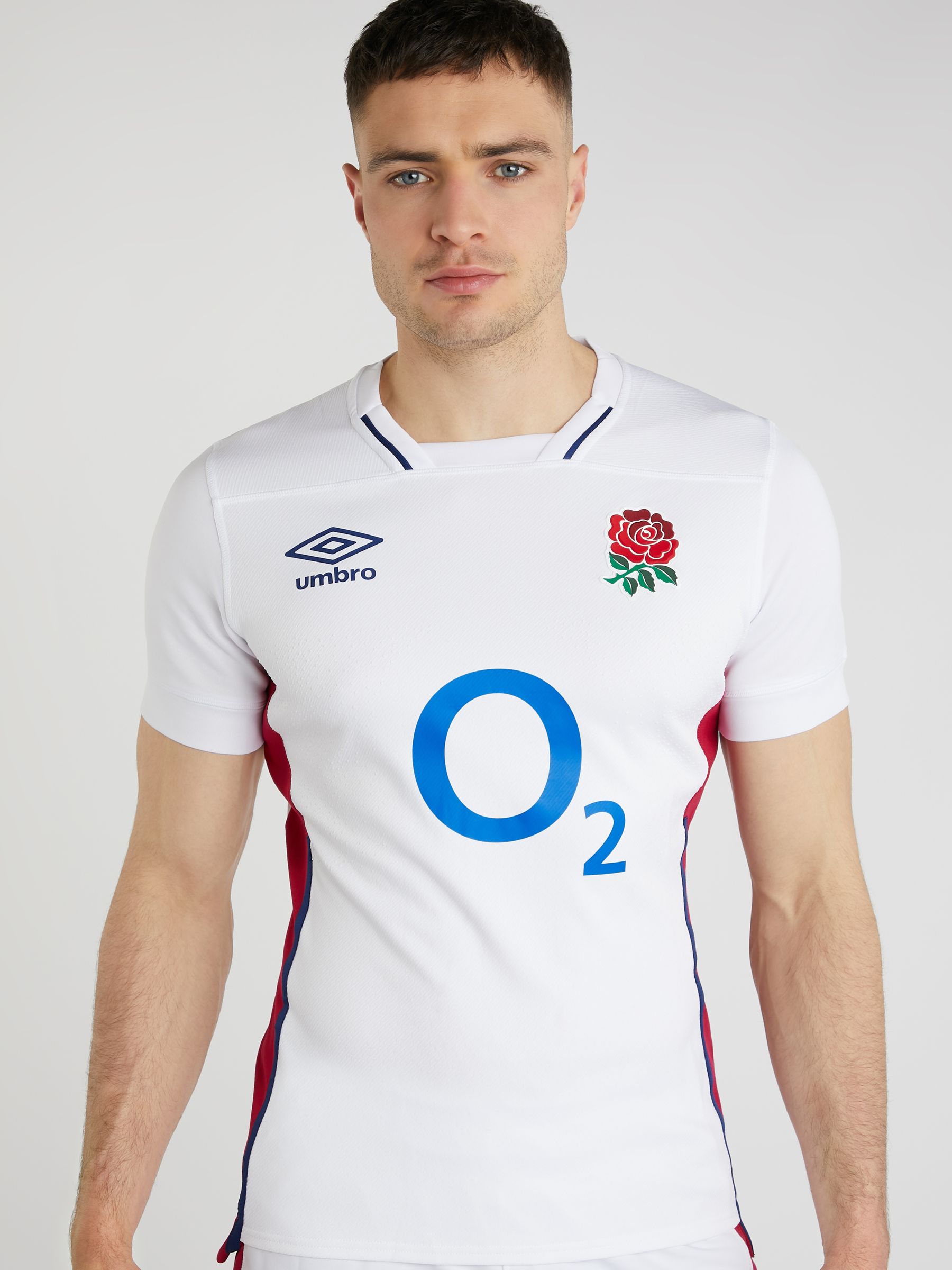 Buy Umbro White England Home Pro Short Sleeve Jersey from