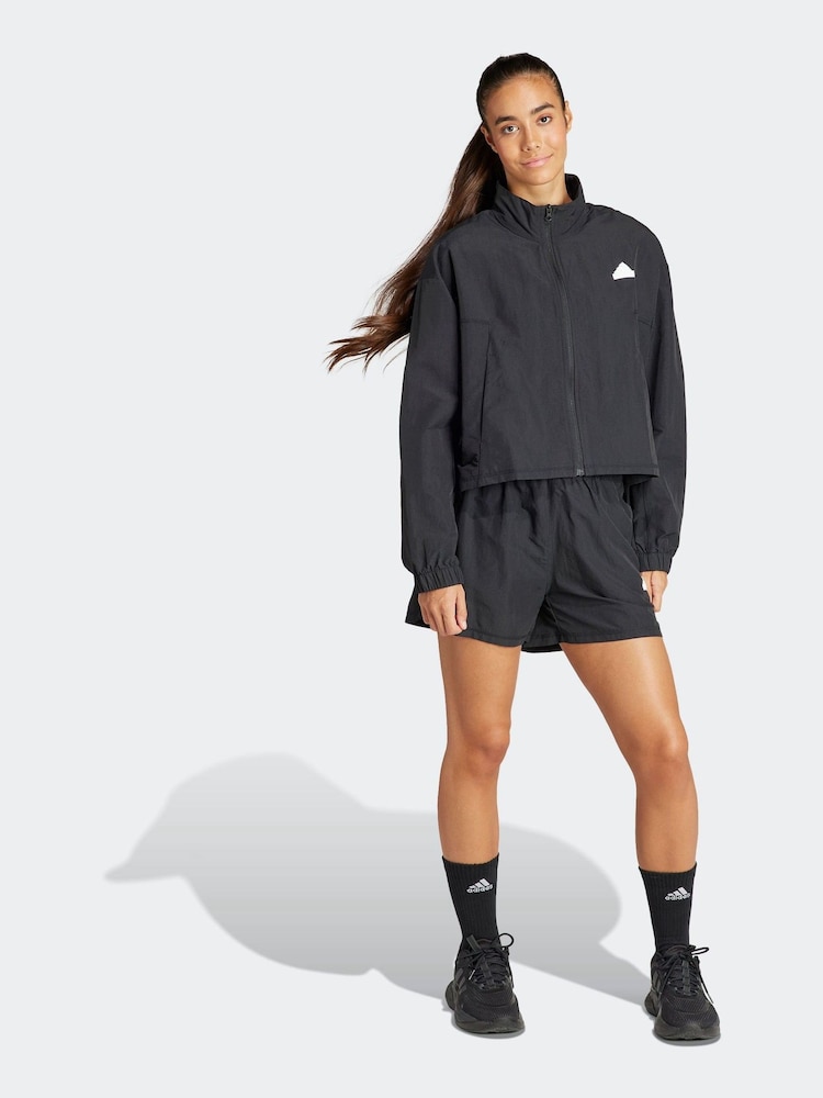 adidas Black Sportswear Gametime Summer Tracksuit - Image 1 of 7