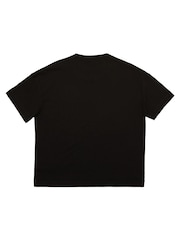 Emporio Armani EA7 Boys Logo Series Black T-Shirt - Image 2 of 3