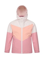 Mountain Warehouse Pink/Peach Lightning II 3 in 1 Waterproof Jacket - Image 4 of 6