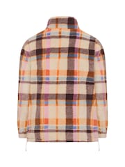 Yours Curve Cream Zip Through Fleece - Image 7 of 7