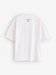 Olivia Rubin Pink Oversized Dessert Graphic T-Shirt - 4суретінің 2 суреті