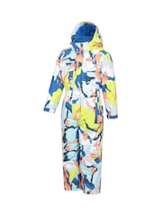 Mountain Warehouse Green Cloud Printed Kids All-In-One Waterproof Snowsuit - Image 2 of 5