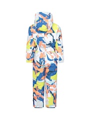Mountain Warehouse Green Cloud Printed Kids All-In-One Waterproof Snowsuit - Image 3 of 5