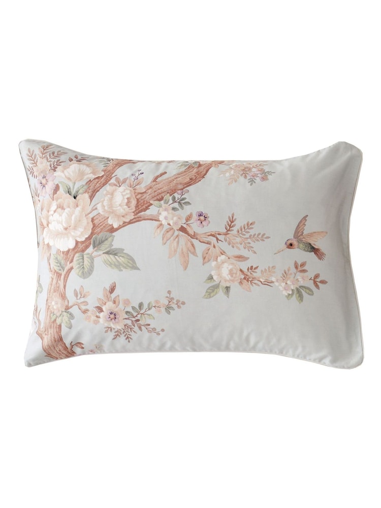 Laura Ashley Set of 2 Duck Egg Blue 220 Thread Count Belvedere 100% Cotton Pillowcases - Image 3 of 3