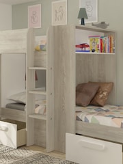 Trasman Grey Kids Barca Bunkbed With Storage Drawers And Wardrobe - Image 3 of 5