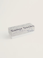 Seasalt Cornwall Blue Gift Box of 7 Sailor Socks Creatures - Image 3 of 3