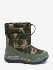 Khaki Camo Thermal Thinsulate Lined Water Resistant Boots - Image 1 of 5