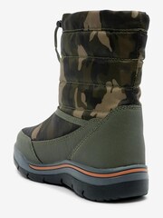 Khaki Camo Thermal Thinsulate Lined Water Resistant Boots - Image 3 of 5