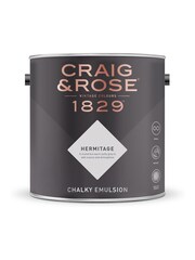 Craig & Rose Grey Chalky Emulsion Hermitage 2.5Lt Paint - Image 2 of 2