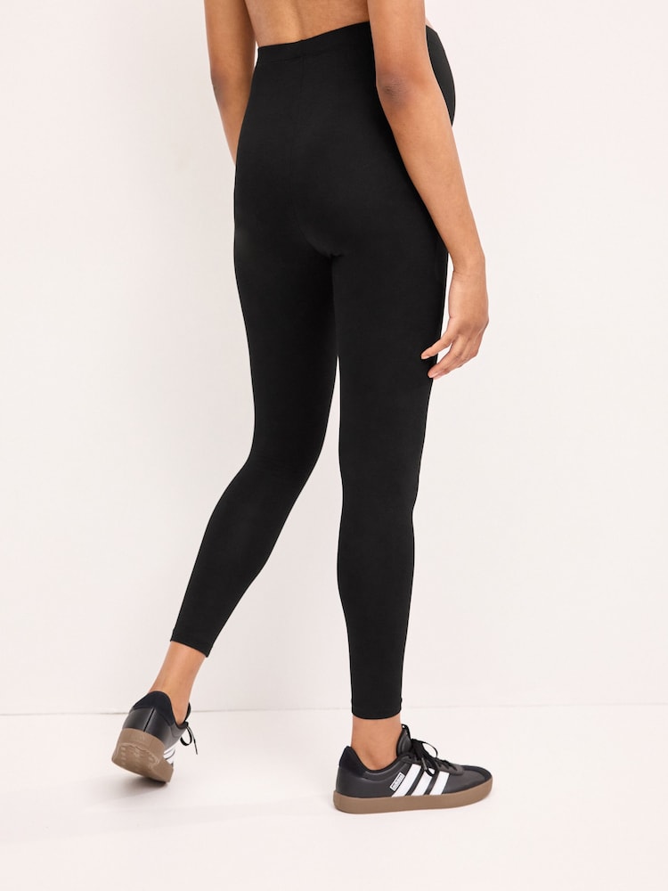 Noir/bleu marine - Leggings de maternité essentiels 2 Pack - Image 3 of 6