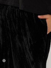 Yours Curve Velvet Barrel Trousers - 6суретінің 4 суреті