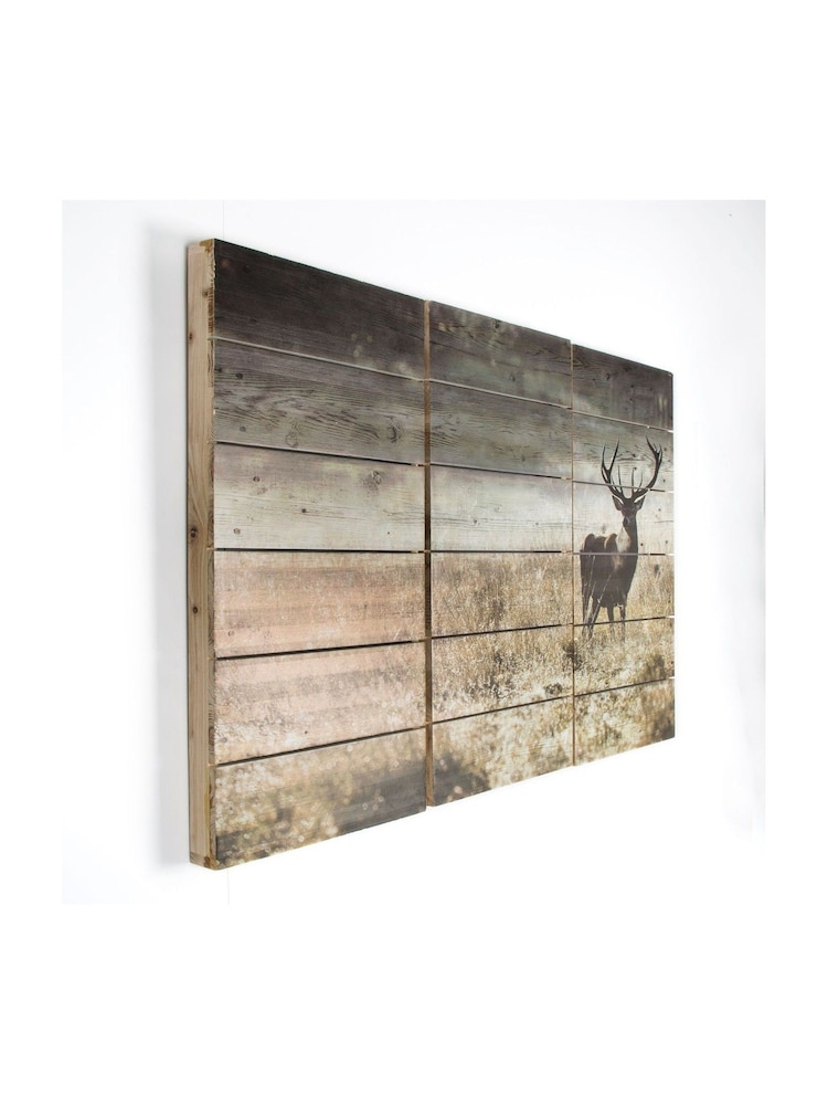Art For The Home Natural Highland Wood Wall Art - Image 3 of 3
