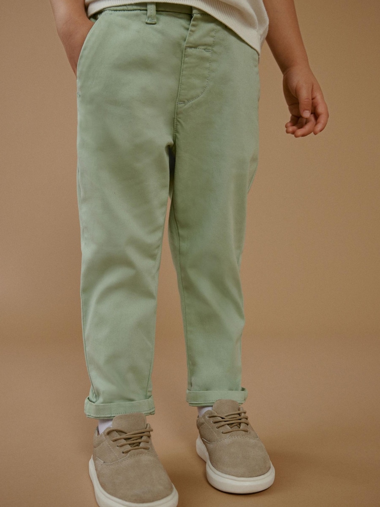 Mint Zöld - Stretch Chinos Nadrágok (3hónap –7év) - 6/ 1 kép