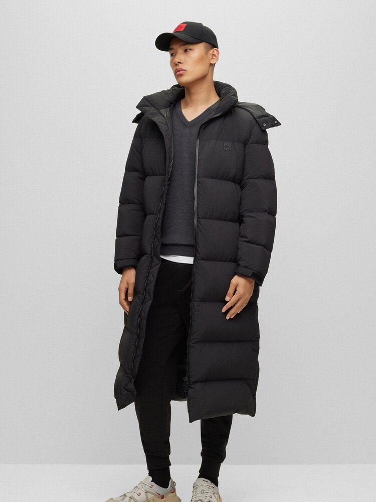 HUGO Mikky Long Down Puffer Jacket - Image 3 of 7