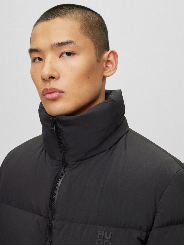 HUGO Mikky Long Down Puffer Jacket - Image 4 of 7