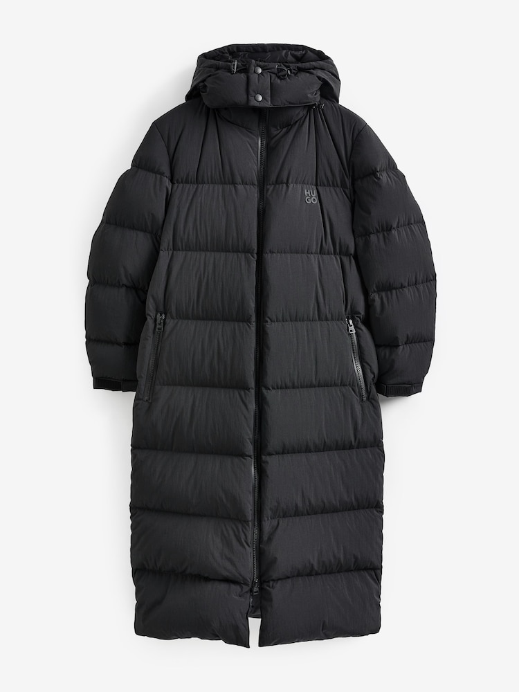 HUGO Mikky Long Down Puffer Jacket - Image 6 of 7