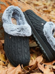 Skechers Dark Grey Womens Keepsakes Ice Angel Slippers - Image 1 of 7