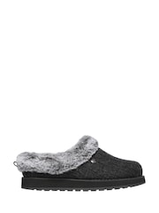 Skechers Dark Grey Womens Keepsakes Ice Angel Slippers - Image 3 of 7