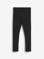 Black Long Length Leggings (3-16yrs) - Image 1 of 3