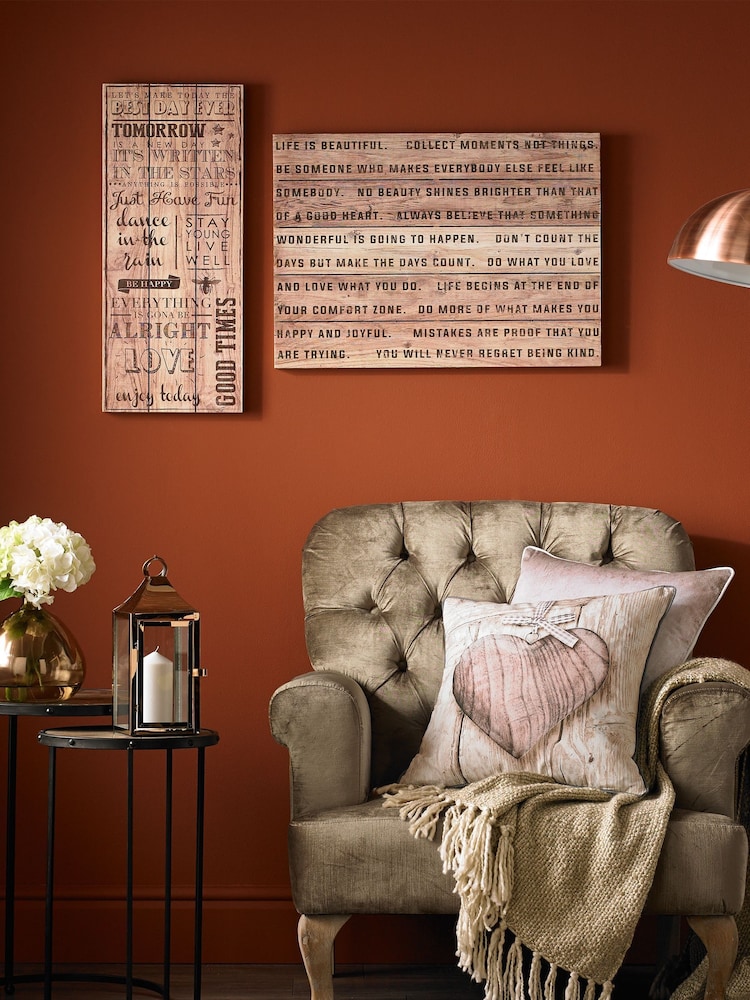 Art For The Home Natural Life Is Beautiful Wood Wall Art - Image 1 of 1 Art For The Home Natural Life Is Beautiful Wood Wall Art - Image 1 of 1