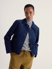 Seasalt Cornwall Blue Incoming Tide Jacket - Image 1 of 5