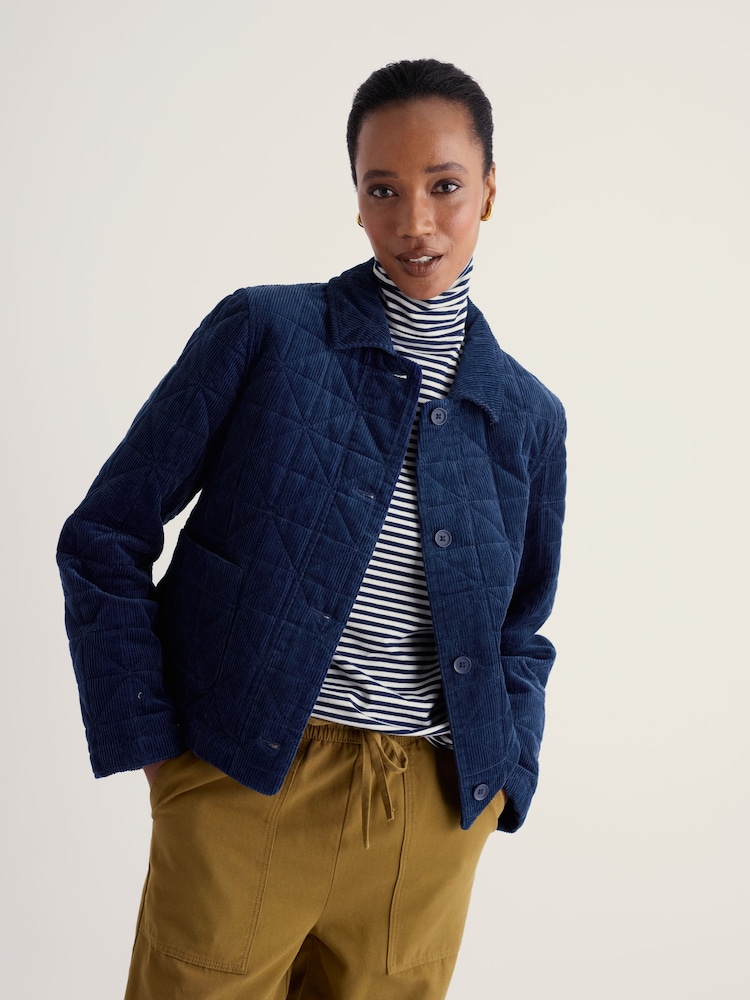 Seasalt Cornwall Blue Incoming Tide Jacket - Image 1 of 5 Seasalt Cornwall Blue Incoming Tide Jacket - Image 1 of 5