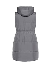 Yours Curve Grey Padded Gilet - Image 5 of 6