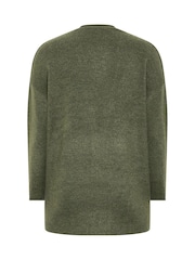 Yours Curve Green Soft Touch Cardigan - Image 6 of 6