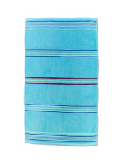 Catherine Lansfield Set of 2 Blue Rainbow Jaquard Beach Towels - Image 2 of 3