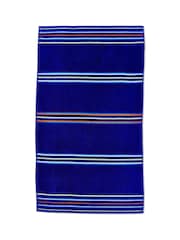 Catherine Lansfield Set of 2 Blue Rainbow Jaquard Beach Towels - Image 3 of 3