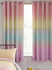 Rainbow Ombre Eyelet Blackout Curtains - Image 1 of 5