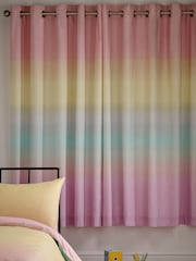 Rainbow Ombre Eyelet Blackout Curtains - Image 2 of 5