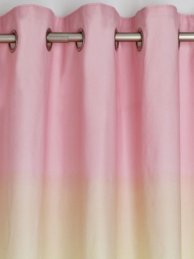 Rainbow Ombre Eyelet Blackout Curtains - Image 3 of 5